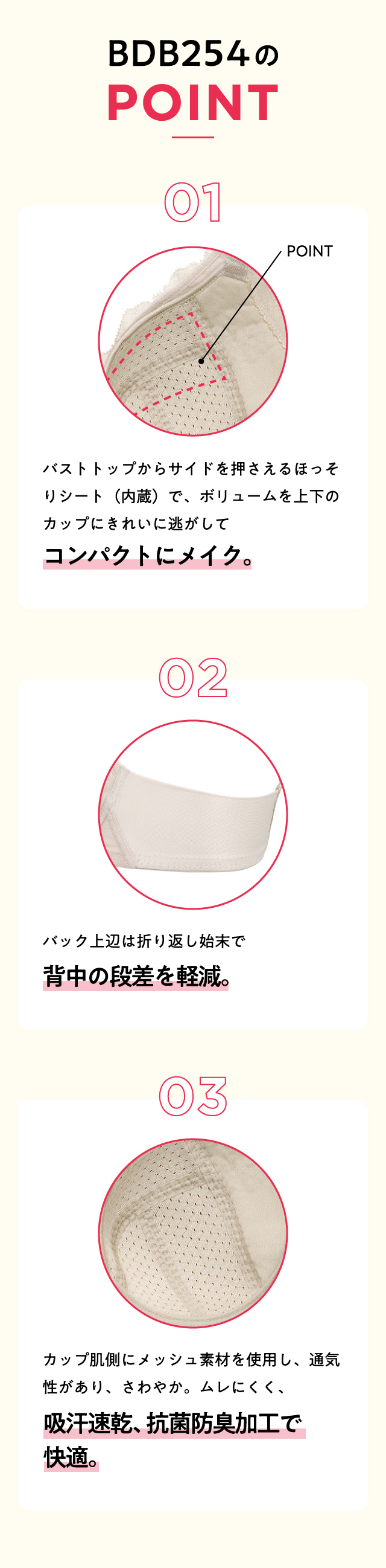 BDB254の
POINT