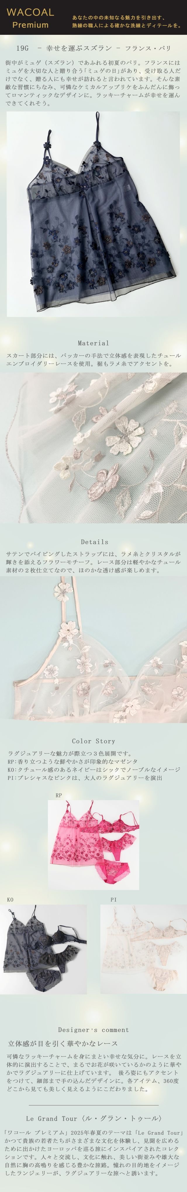 CXE219 WACOAL Premium 商品説明