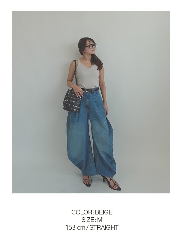 JCX151 COLOR BEIGE SIZE M 153cm STRAIGHT