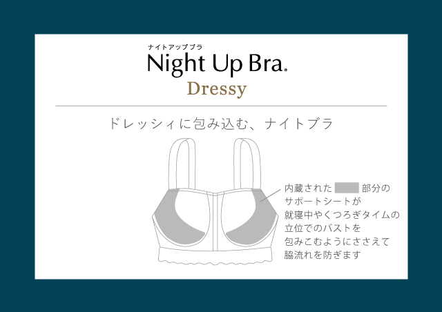 NightUpBra Dressy 機能説明