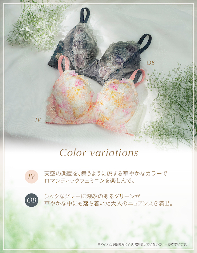 ウイング／レシアージュ Gカップ迄「小さく見せるブラ」自然に