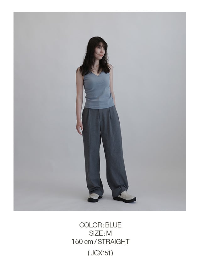 JCX151 COLOR BLUE SIZE M 160cm STRAIGHT