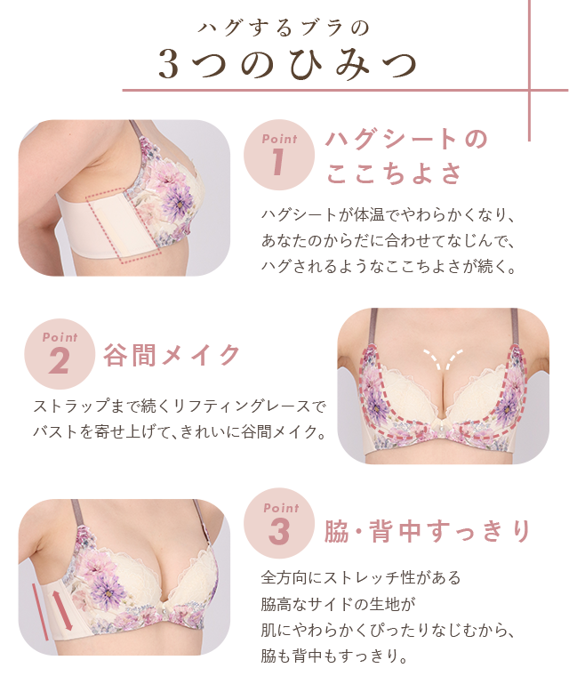 ハグするブラ 機能説明