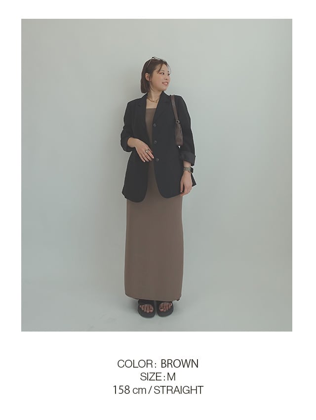 JCX261 COLOR BROWN SIZE M 158cm STRAIGHT