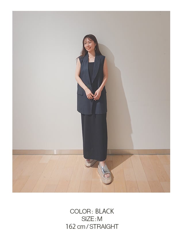 JCX261 COLOR BLACK SIZE M 162cm STRAIGHT