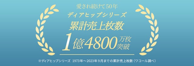 ディアヒップシリーズ　累計売上枚数