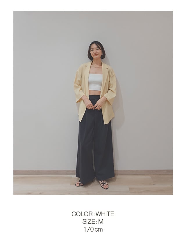 JCX153 COLOR WHITE SIZE M 170cm