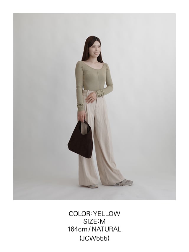 JCW555 COLOR:YELLOW SIZE:M 164cm