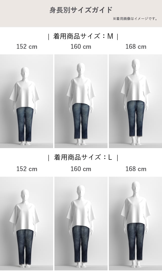 身長別サイズガイド