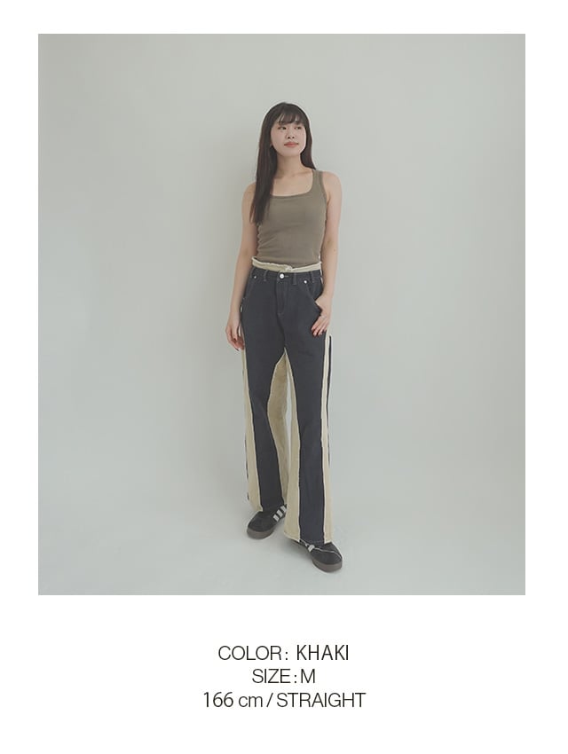 JCX262 COLOR KHAKI SIZE M 166cm STRAIGHT