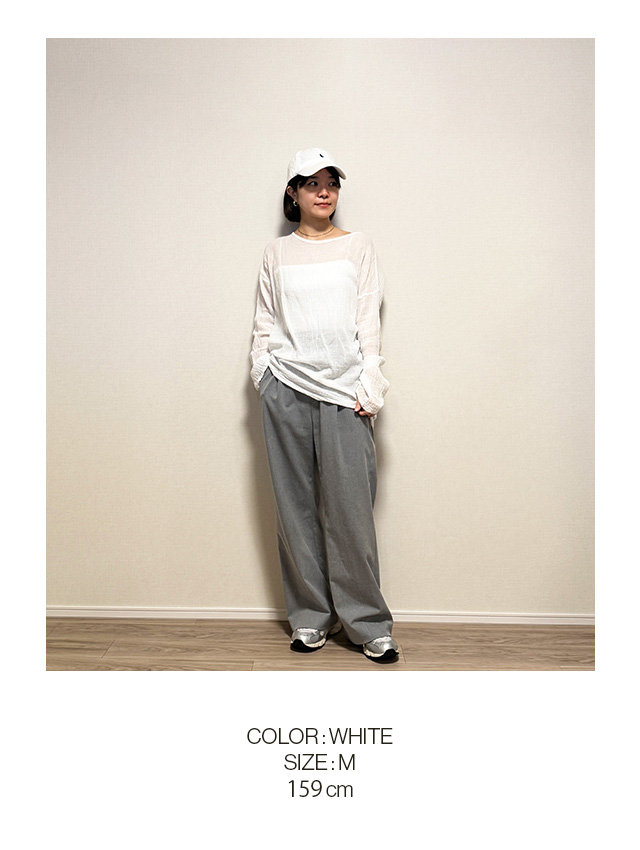 JCX154 COLOR WHITE SIZE M 159cm