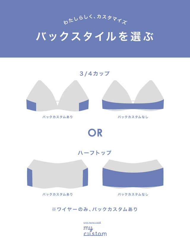 バックスタイルを選ぶ