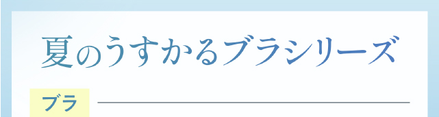 夏のうすかるブラシリーズ