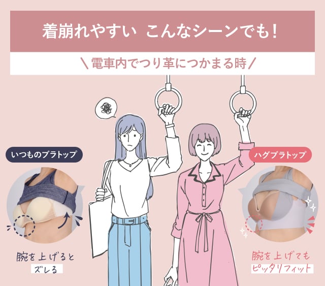着崩れやすい こんなシーンでも！