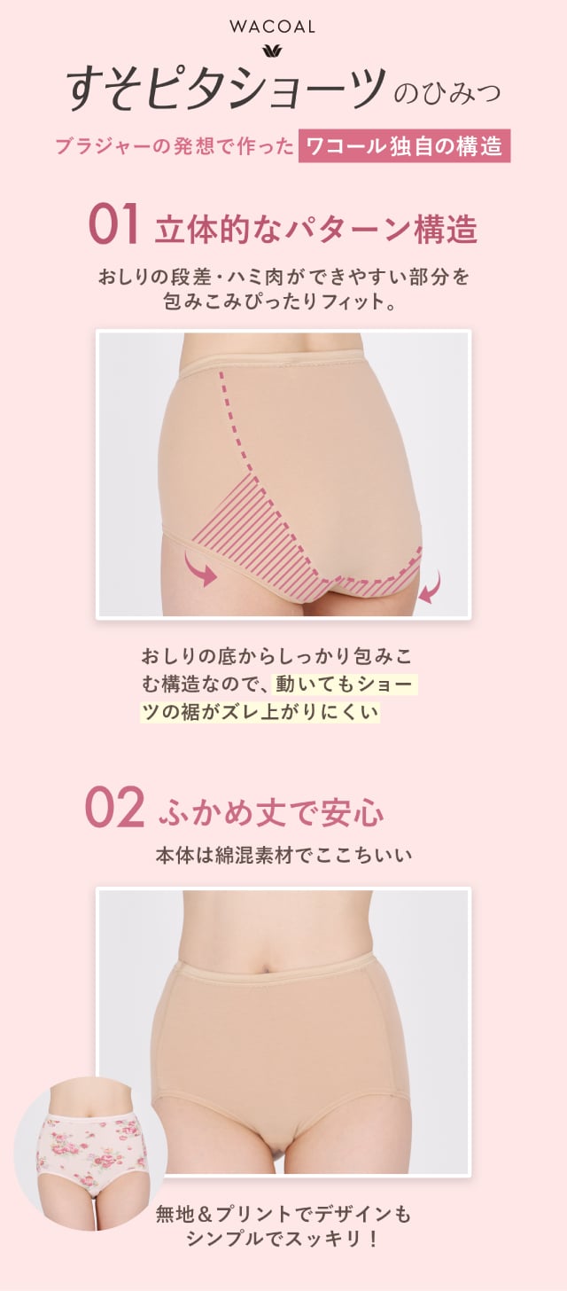 すそピタショーツのひみつ