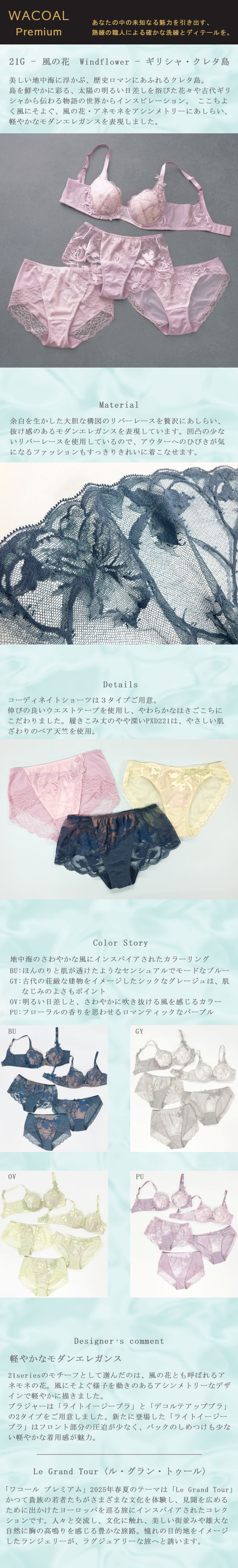 WACOAL Premium PXD 商品説明