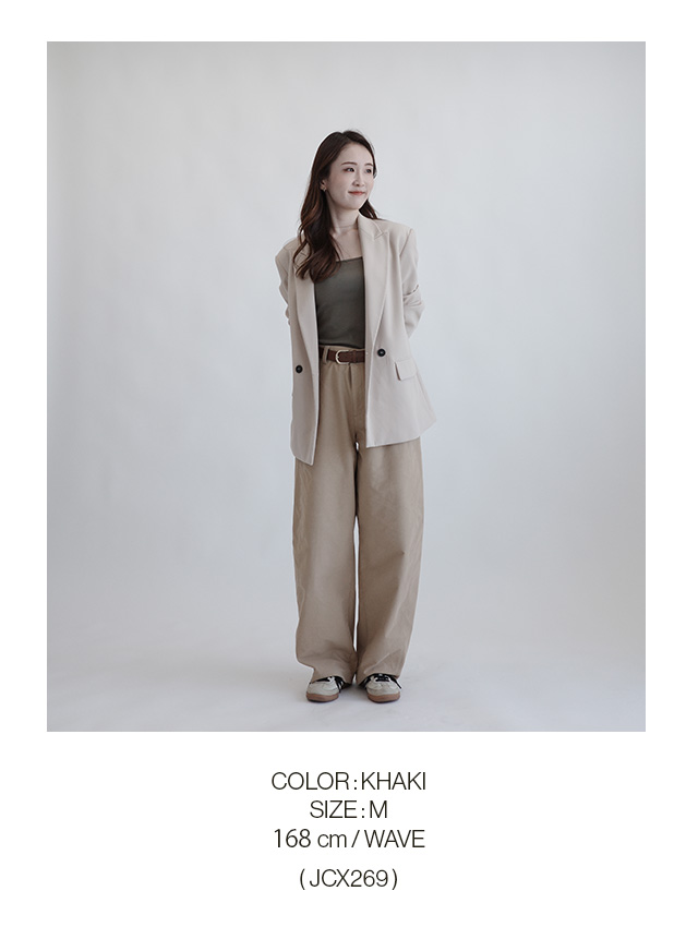 COLOR KHAKI SIZE M 168cm / WAVE (JCX269)