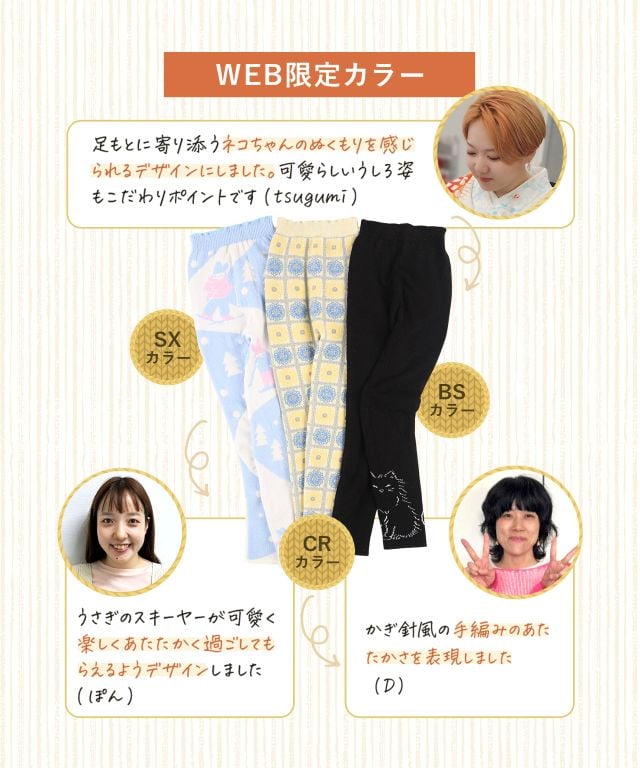 ワコール社内公募企画 クリエーターのオリジナルデザイン