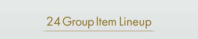 24Group Item Lineup