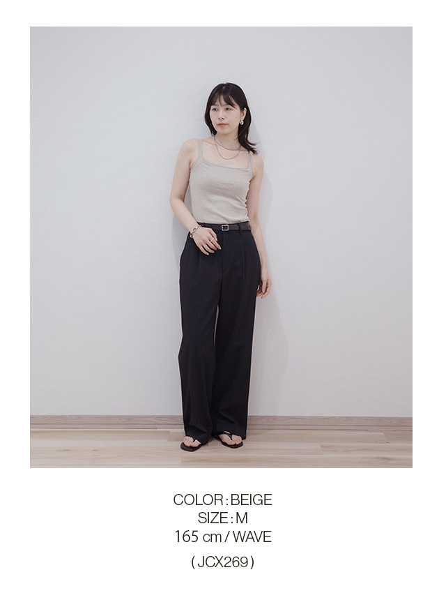COLOR BEIGE SIZE M 165cm / WAVE (JCX269)