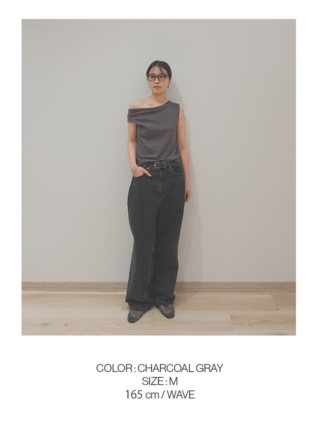 JCX263 COLOR CHARCOAL GRAY SIZE M 165cm WAVE