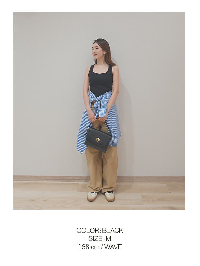 JCX262 COLOR BLACK SIZE M 168cm WAVE