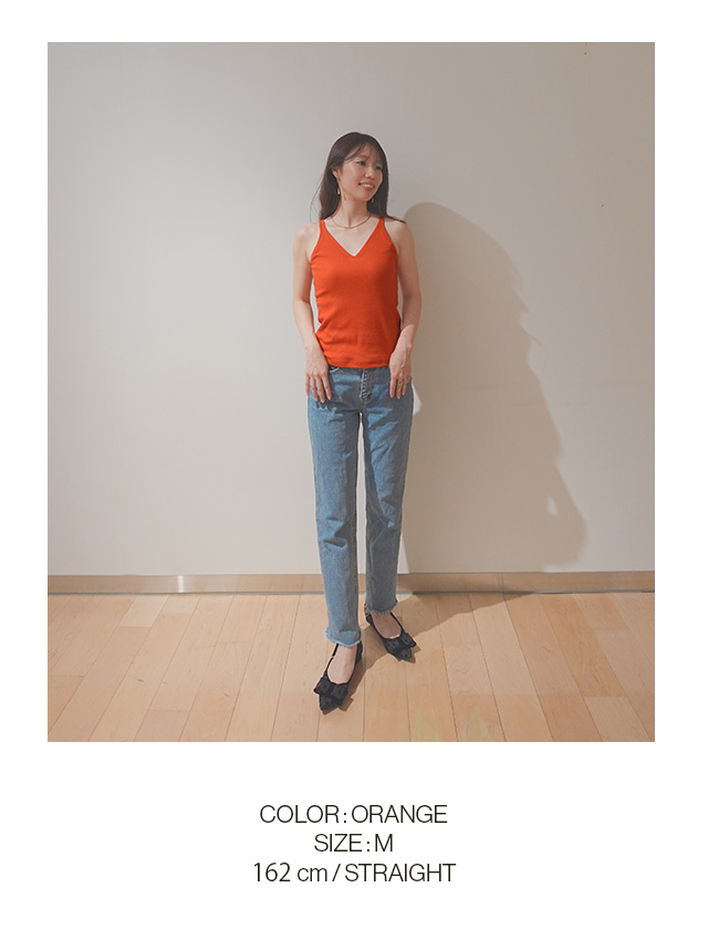 JCX151 COLOR ORANGE SIZE M 162cm STRAIGHT