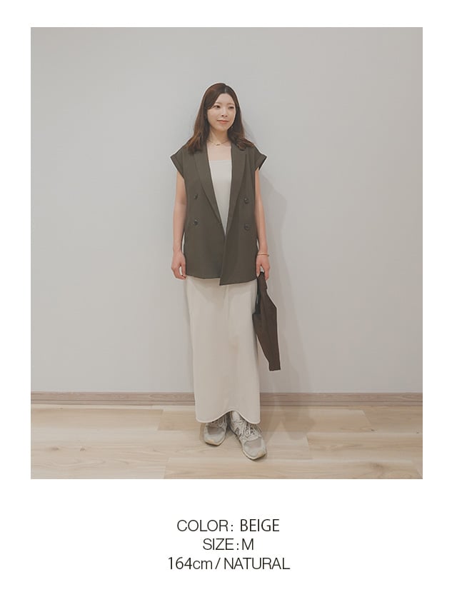 JCX261 COLOR BEIGE SIZE M 164cm NATURAL