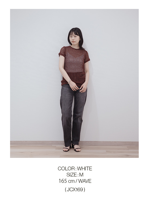 COLOR WHITE SIZE M 165cm / WAVE (JCX169)