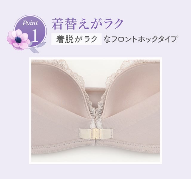 ポイント１ 着替えがラク