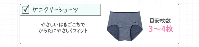 サニタリーショーツ