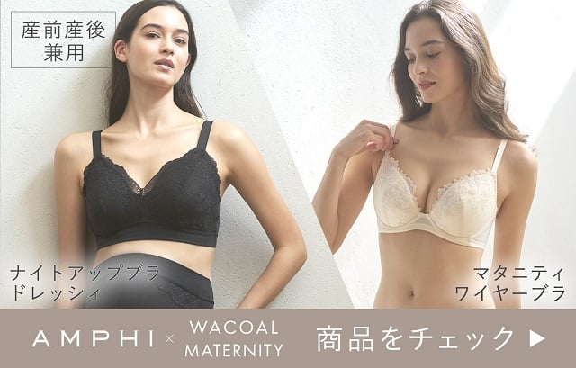 産前産後兼用 ナイトアップブラドレッシィ マタニティワイヤーブラ 商品をチェック