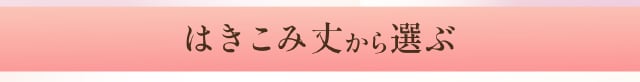はきこみ丈から選ぶ