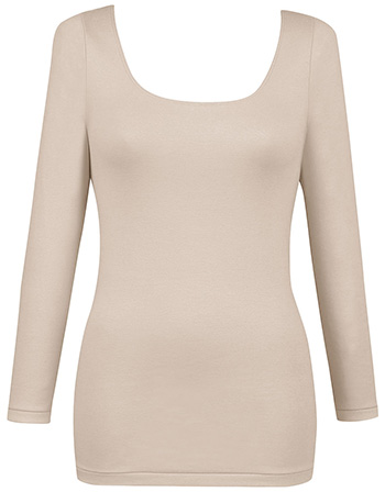 ウイング　【肌側綿100％】 トップス（8分袖）