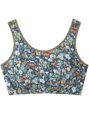 ウンナナクール　MADE WITH LIBERTY FABRIC　ナイトアップブラ